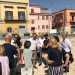 Sopralluogo sul cantiere per la riqualificazione di piazza Diaz, a Ceglie del Campo, nel cui sottosuolo  stata ritrovata unantica cisterna